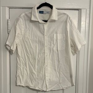 Old Navy Men's Casual White Button Down Shirt